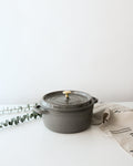 Staub Special Edition Cocotte - Graphite/Brass