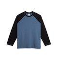 Stevie LS Tee - Grey Blue/Black