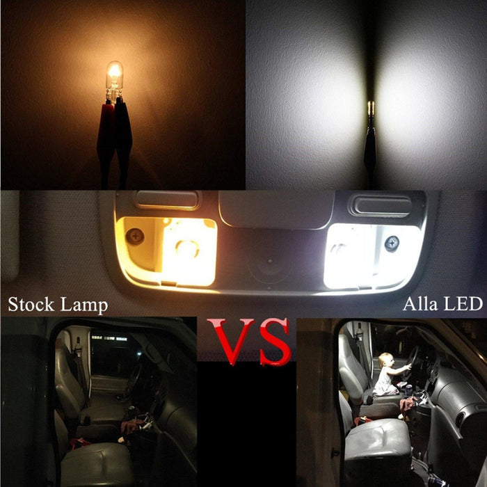 T10 194 168 LED Lights Bulbs 5630-SMD W5W 2825 -Alla Lighting