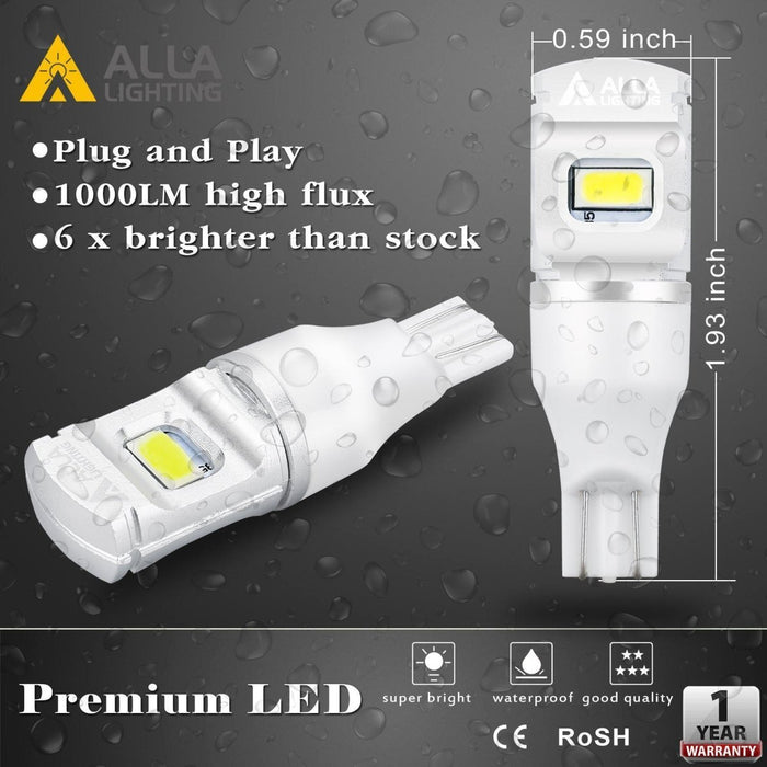 T15 912 921 LED Bulbs ETI-SMD Back-up Reverse Lights W16W 922 -Alla Lighting