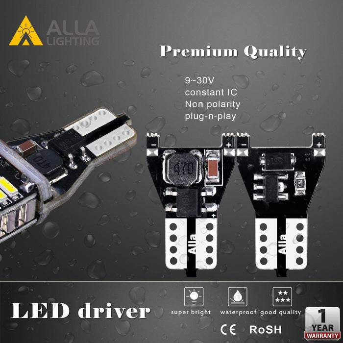 T15 912 921 LED Bulbs Super Bright Back-up Reverse Lights -Alla Lighting