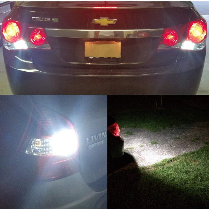 T15 921 W16W LED Back up Reverse Lights Bulbs 912, 6K Xenon White -Alla Lighting