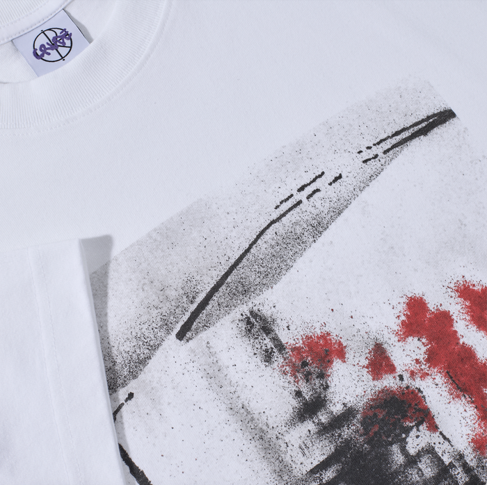 Tee | Chainsaw - White