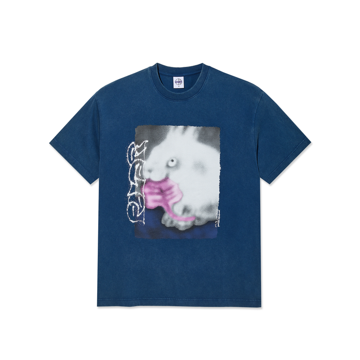 Tee | Rabbit - Washed Blue