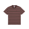 Tee | Stripe - Brown/Red