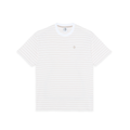 Tee | Stripe - White/Taupe