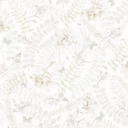 Tonal Floral Creme P & B Textiles