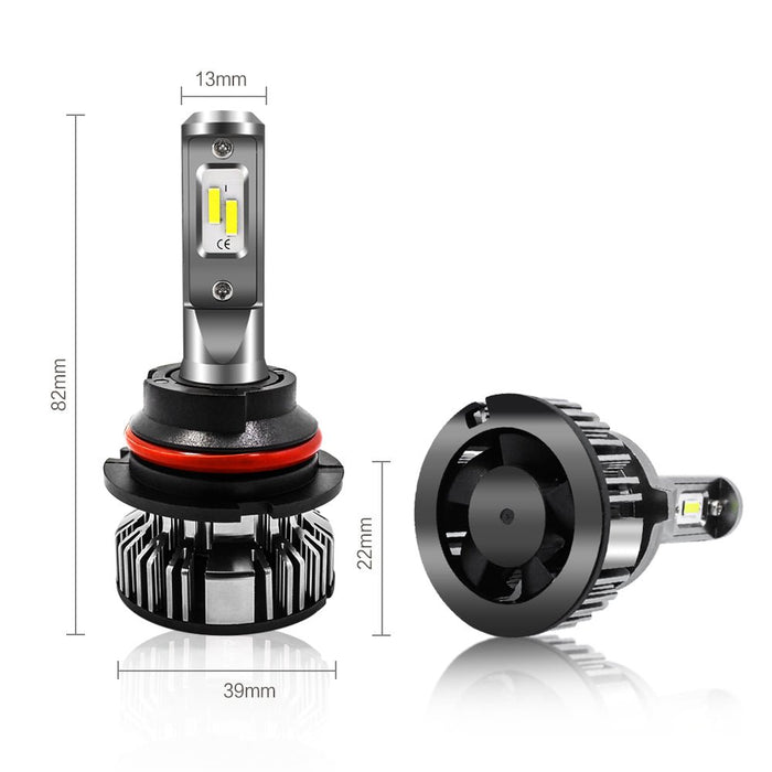 TS-CR HB5 9007 LED Bulbs for Cars, Trucks, 6000K Xenon White -Alla Lighting