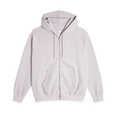 Waffle Zip Hoodie - Pale Taupe