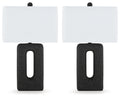 Wimmings - Black - Poly Table Lamp (Set of 2)