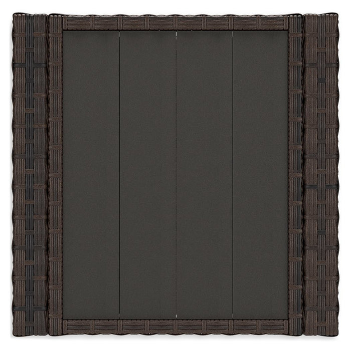 Windglow - Brown - Square End Table