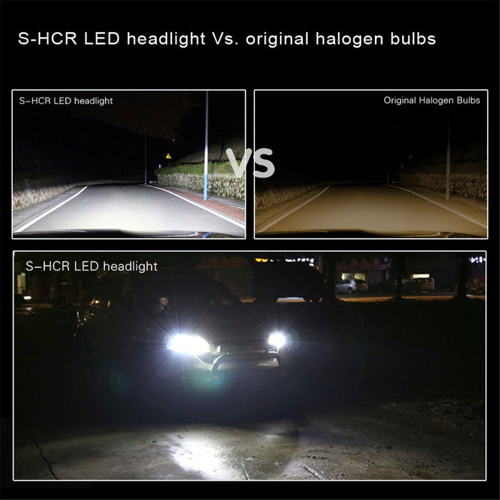 Xtreme Super Bright LED HIR2 9012 Bulb Forward Lighting Replacement -Alla Lighting